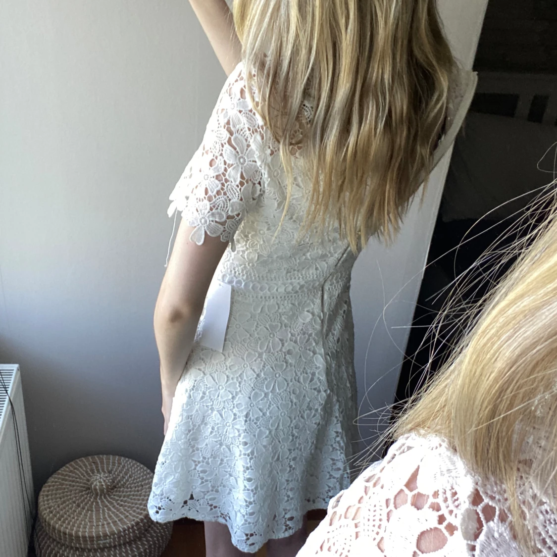 Vit studentklänning  - 90