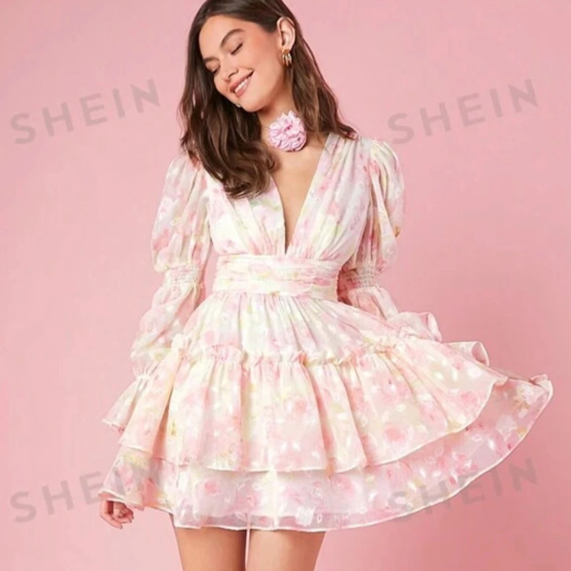 Gullig klänning - 90