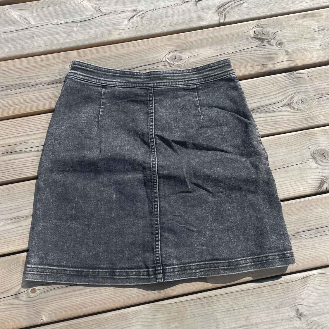 Svart jeans kjol - 90