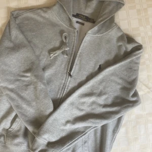 Ralph lauren hoodie grå - Står L i den men eftersom att den är custom fit så passar den som en M. Jätte bra skick skulle säga 9.5/10  Säljer den då jag helt enkelt inte längre ville ha den