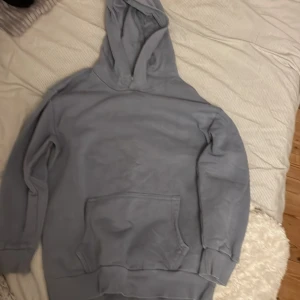 Grå hoodie från D.M.D by denim day - En bekväm grå hoodie från D.M.D by denim day. Hoodien har en stor ficka framtill och en huva. Den är långärmad och har ribbstickade muddar vid ärmslut och nederkant.