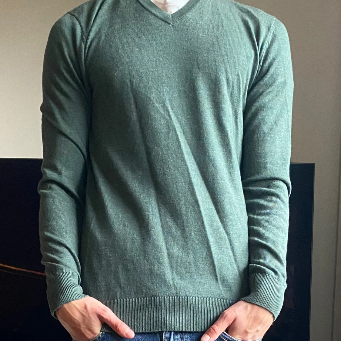 Grön Merino tröja | John Henric