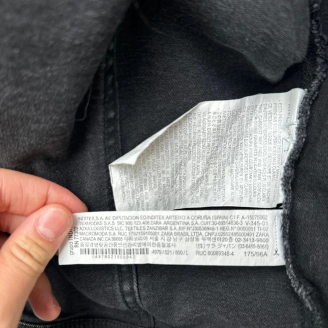 Svart jeansjacka - 93