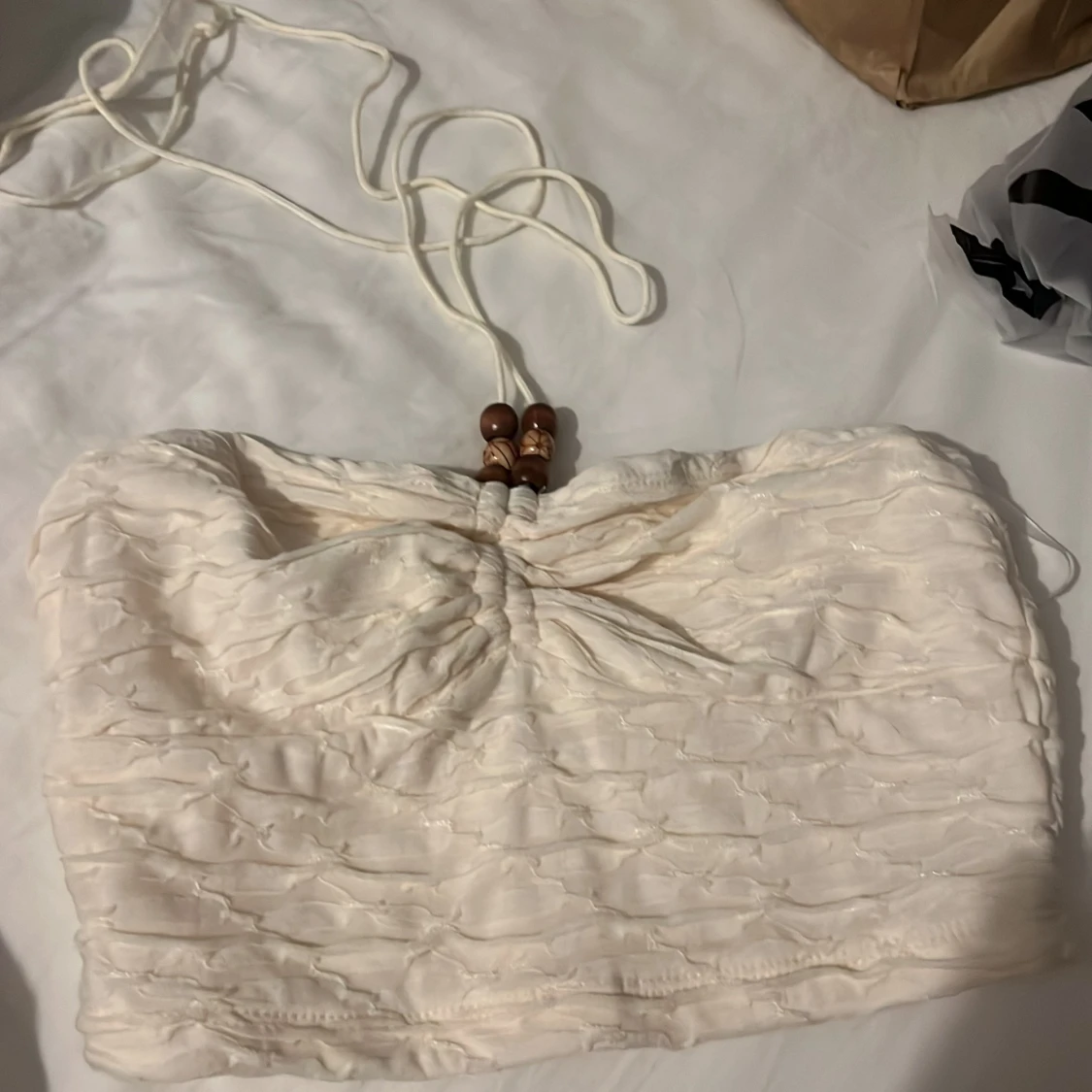 Tube top med knyt i nacken - 92