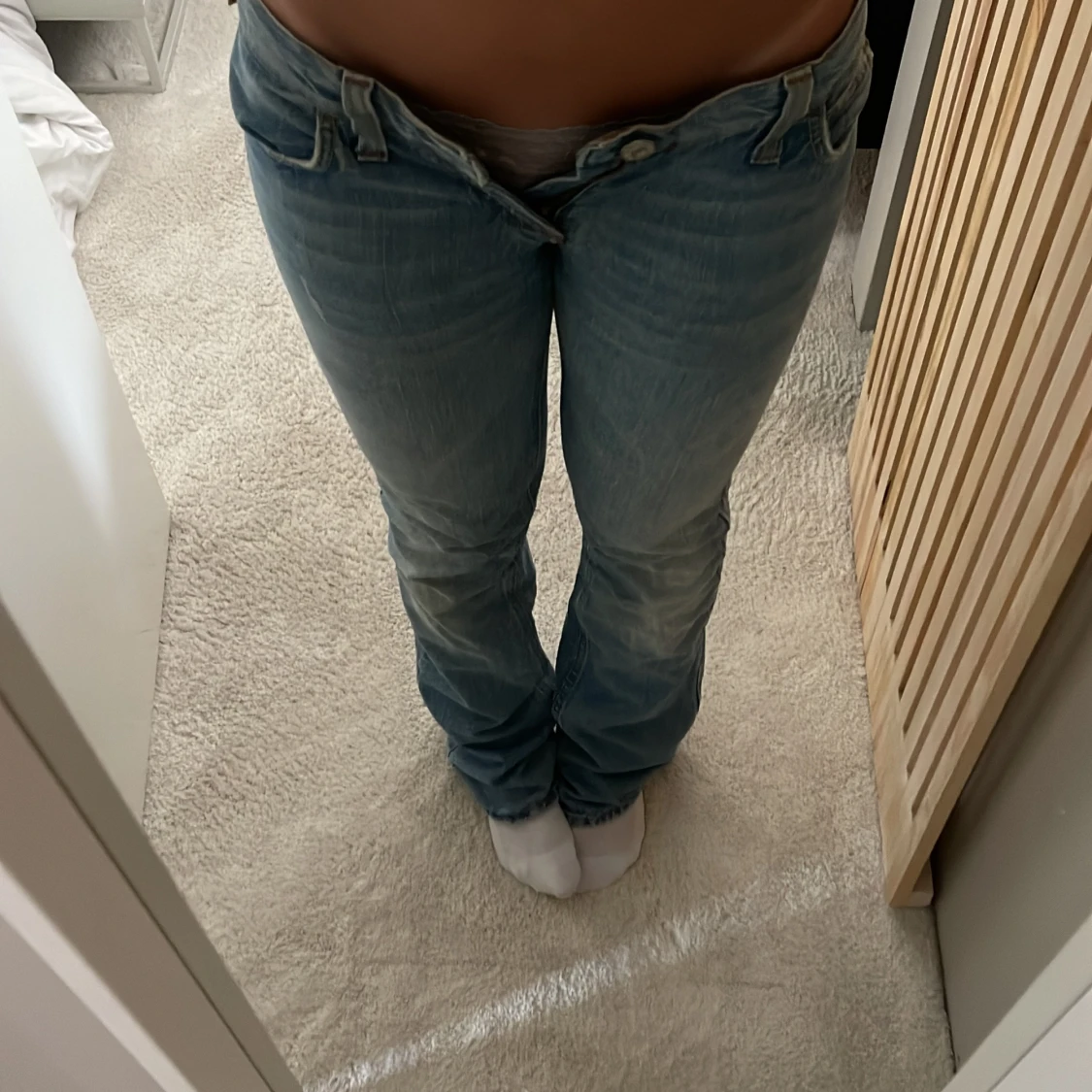 Lågmidjade jeans  - 90