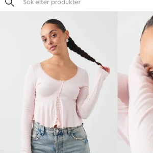 Gina lace detail top  - Säljer min top från ginatricot eftersom jag köpte fel storlek. Den är bara testad annars helt oanvänd. Skriv om du har mer frågor. Denna är i storlek S Nypris: 259 kr 💕