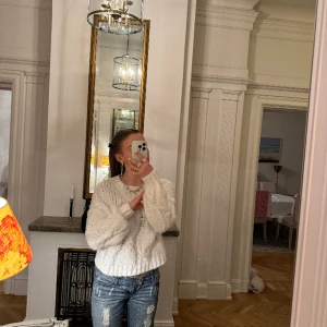 Stickad tröja  - Mysig stickad tröja storlek xs