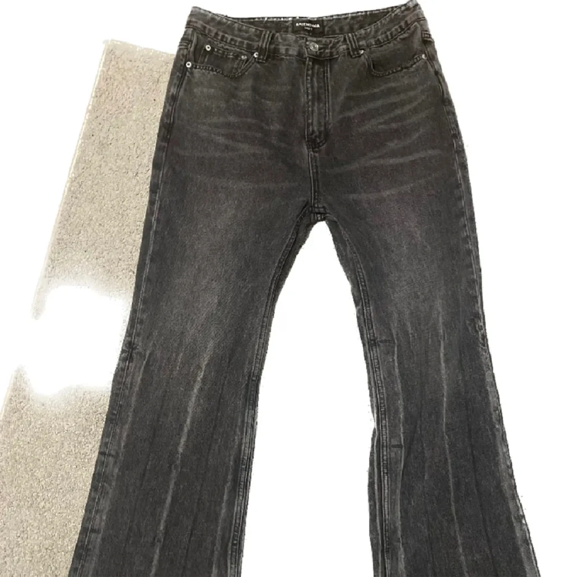 Balenci jeans, rick owens puffer - 90