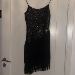 Gatsby klänning - Klänning med fransar, storlek L men passar M.