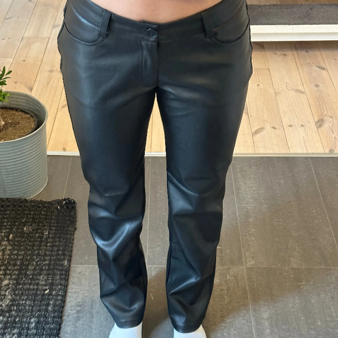 Low waist skinnbyxor