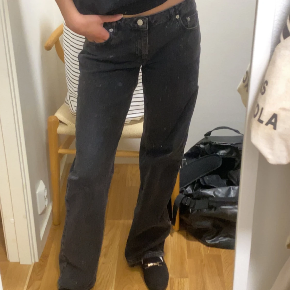 Svarta jeans - NAKD - 91