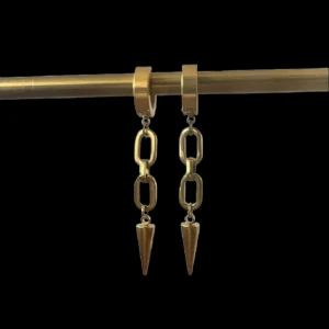 Örhängen  - Rostfritt🥰 de är 5 cm😊 Finns också i silver🥰