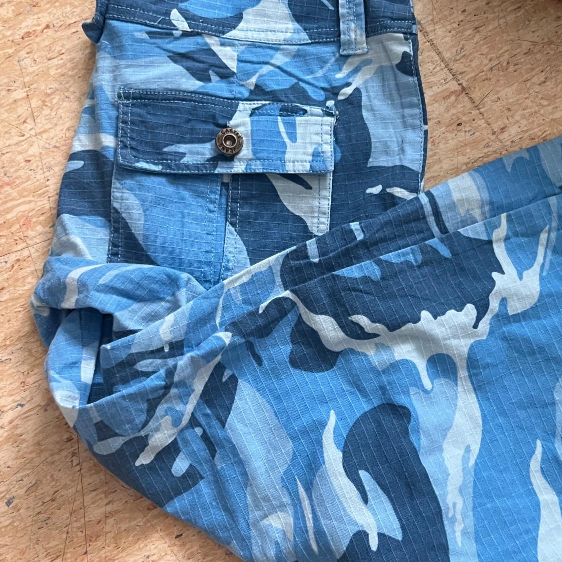 Blåa Camoshorts  - 4