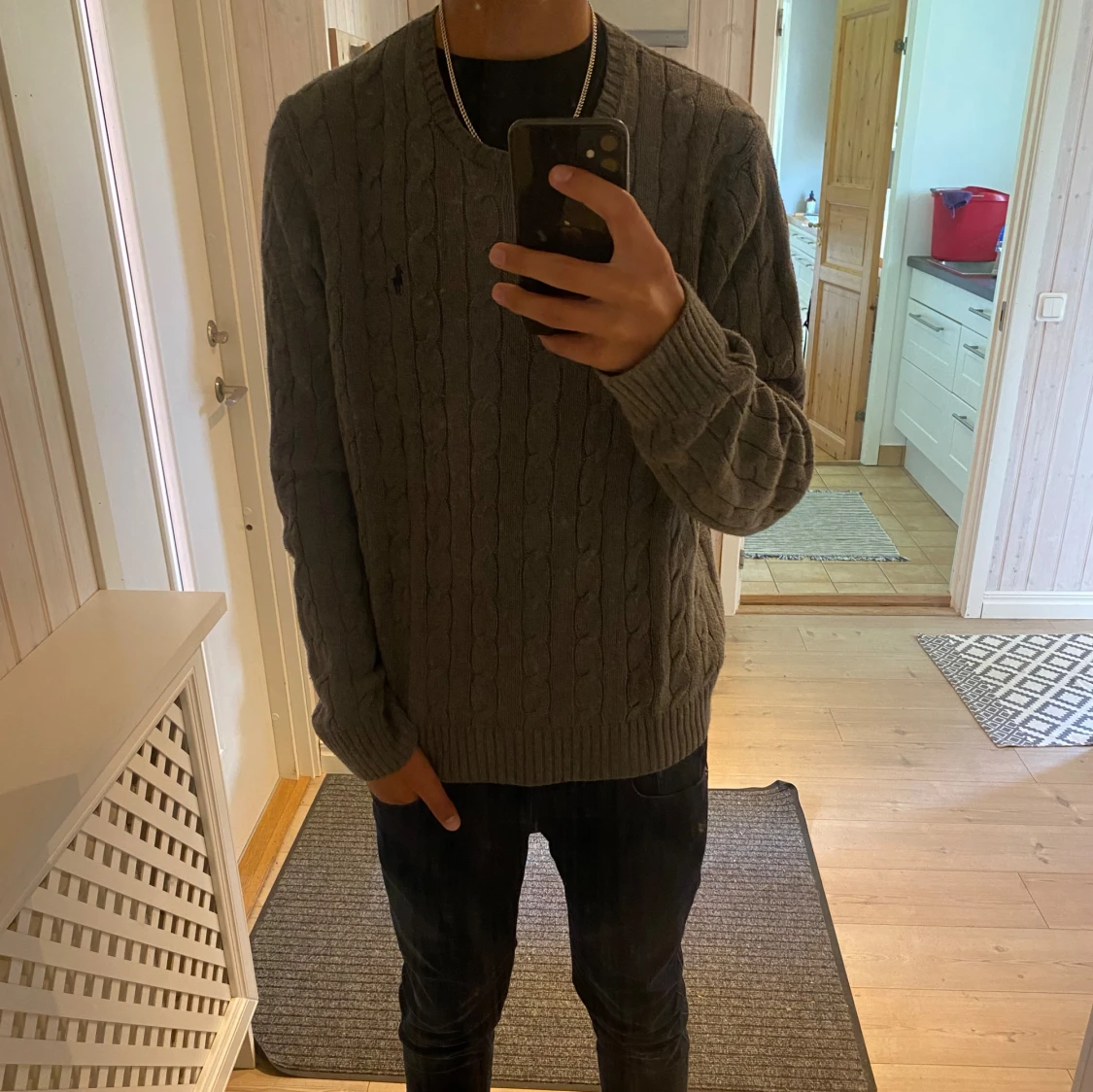 Ralph lauren sweatshirt, grå. - 91