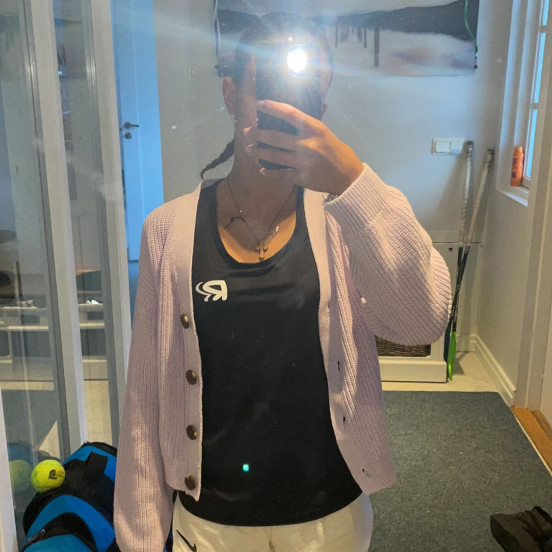 Lila kofta från kapphal - 90