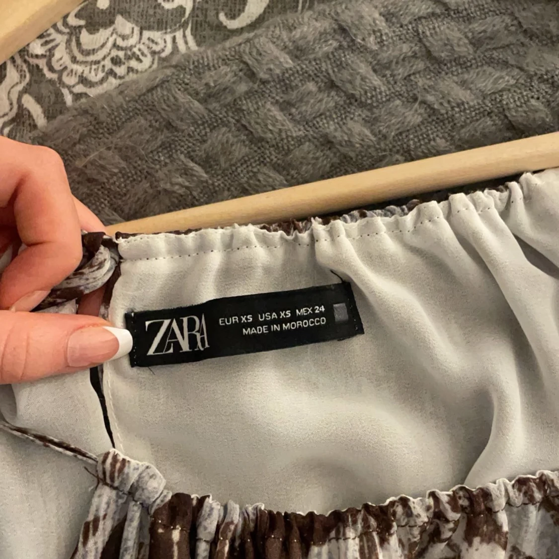 Zara zebra klänning - 90