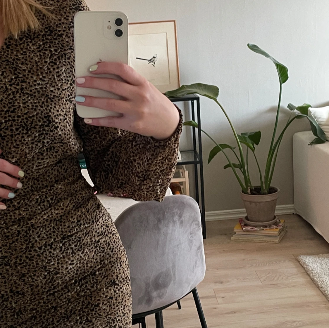 Leopardklänning  - 90