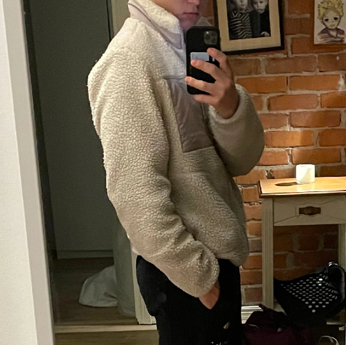 Snygg och Mysig Jack&Jones Teddyjacka i Storlek Small - 91