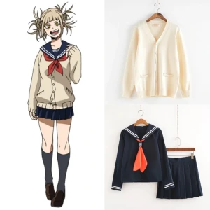 Himiko toga cosplay - Säljer min himiko toga cosplay! Den är jätte fin, men har inte kommit till användning. Medföljer allt förutom sockar, peruk och röda "slipsen" 