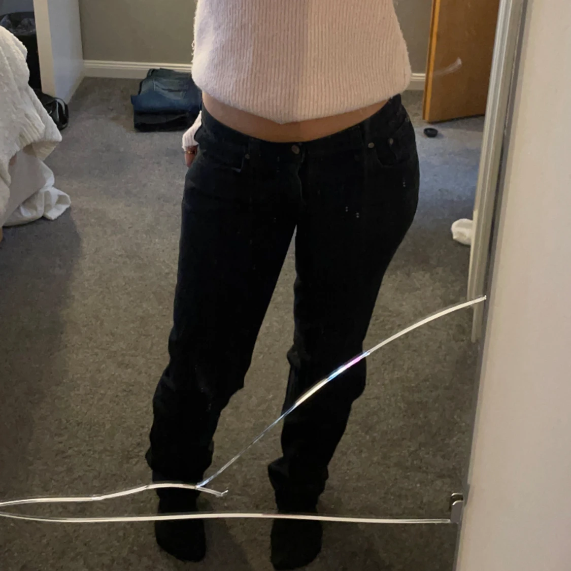 snygga vintage jeans - 90