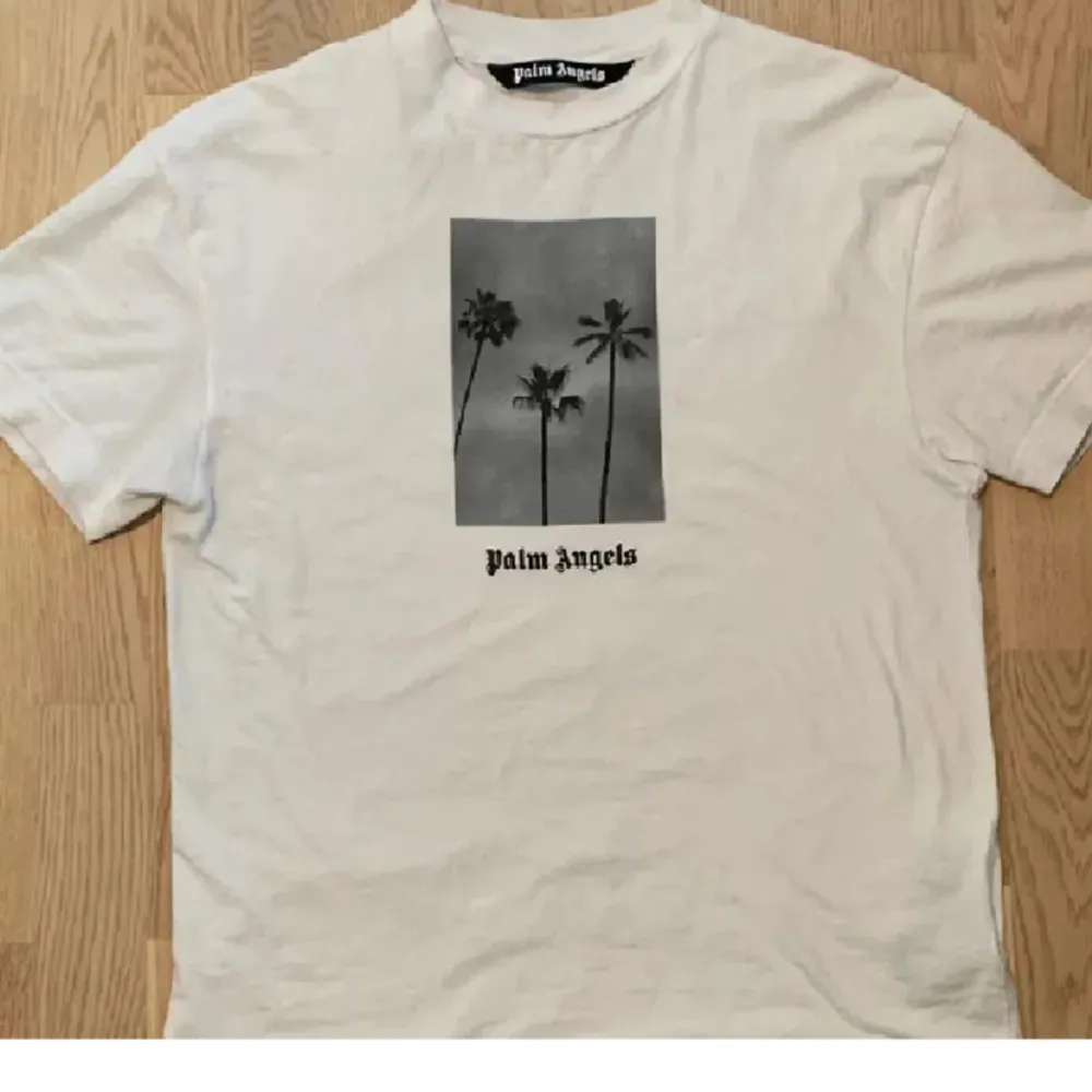 Palm Angels t-shirt. Storlek M passar M/L. Skick 9/10, använd runt 10 gånger innan.. T-shirts.