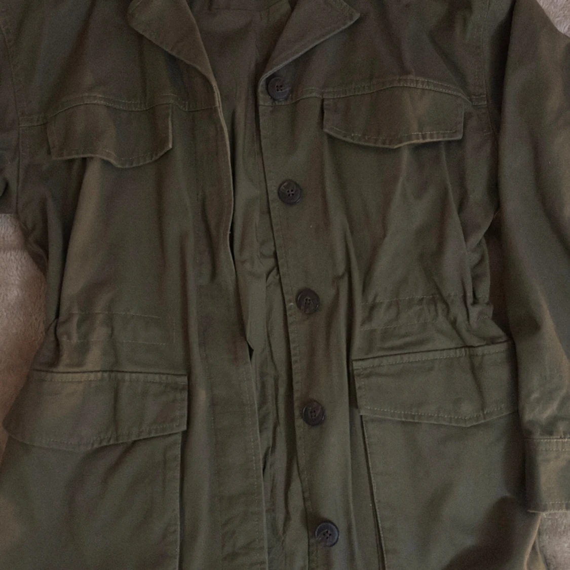 mörkgrön jacka - 90