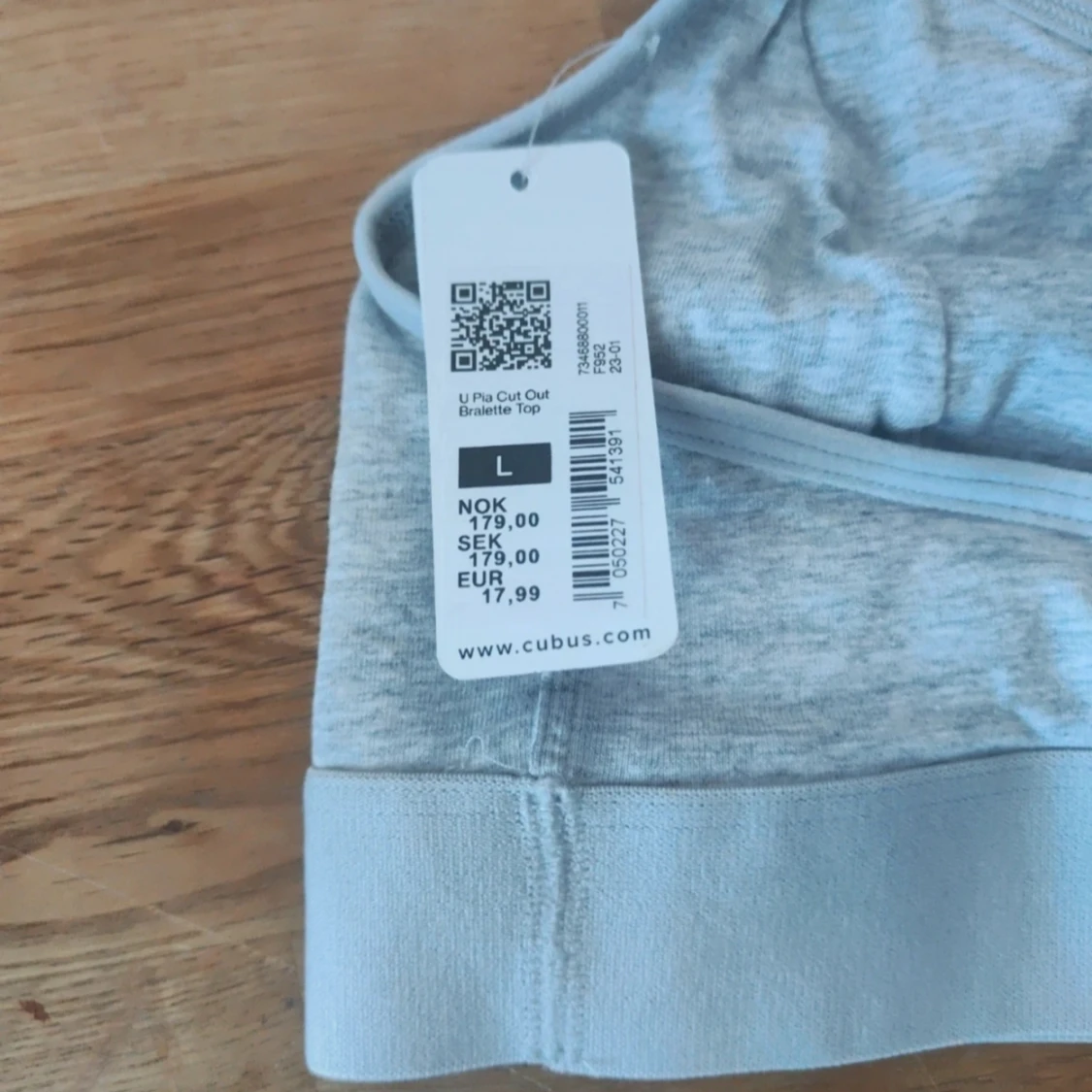 New U Pia Cut Out Bralette Top from Cubus Size L - 91