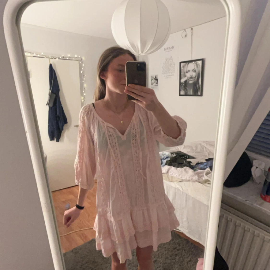 Superfin rosa klänning 