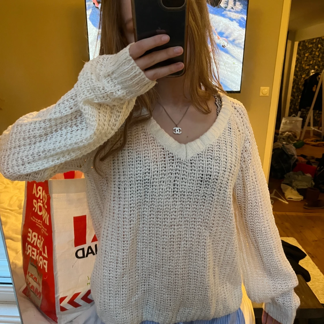 Stickad tröja  - 90