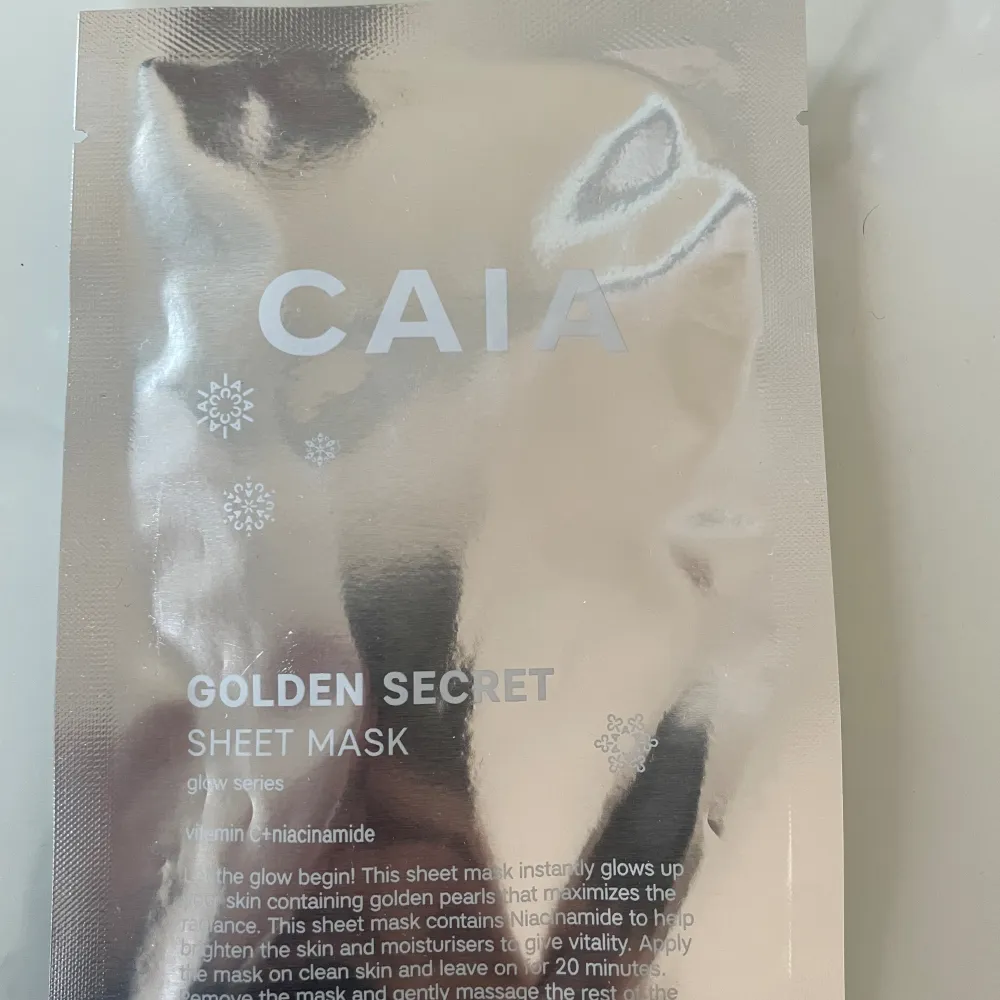 Sheetmask från caia . Övrigt.