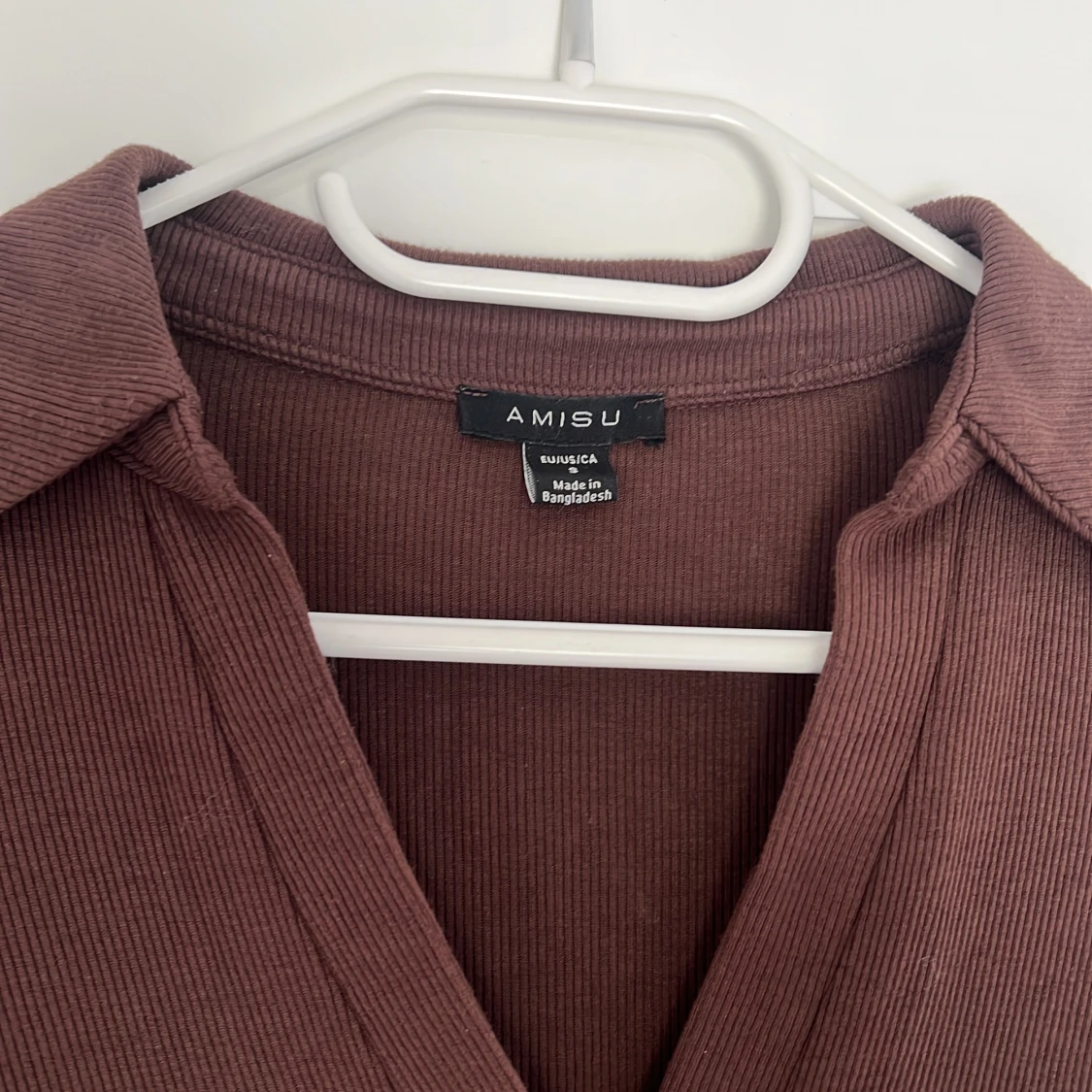 Brun långärmad tröja  - 91