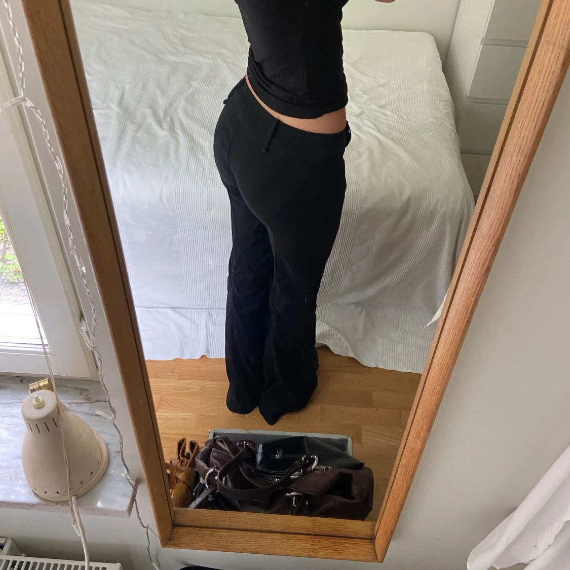 Lågmidjade kostymbyxor  - 90