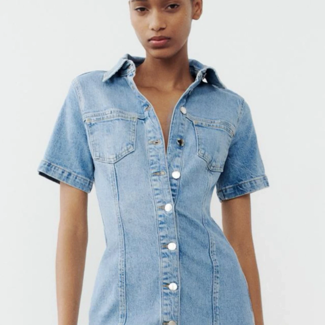 Zara Jeansklänning  - 90