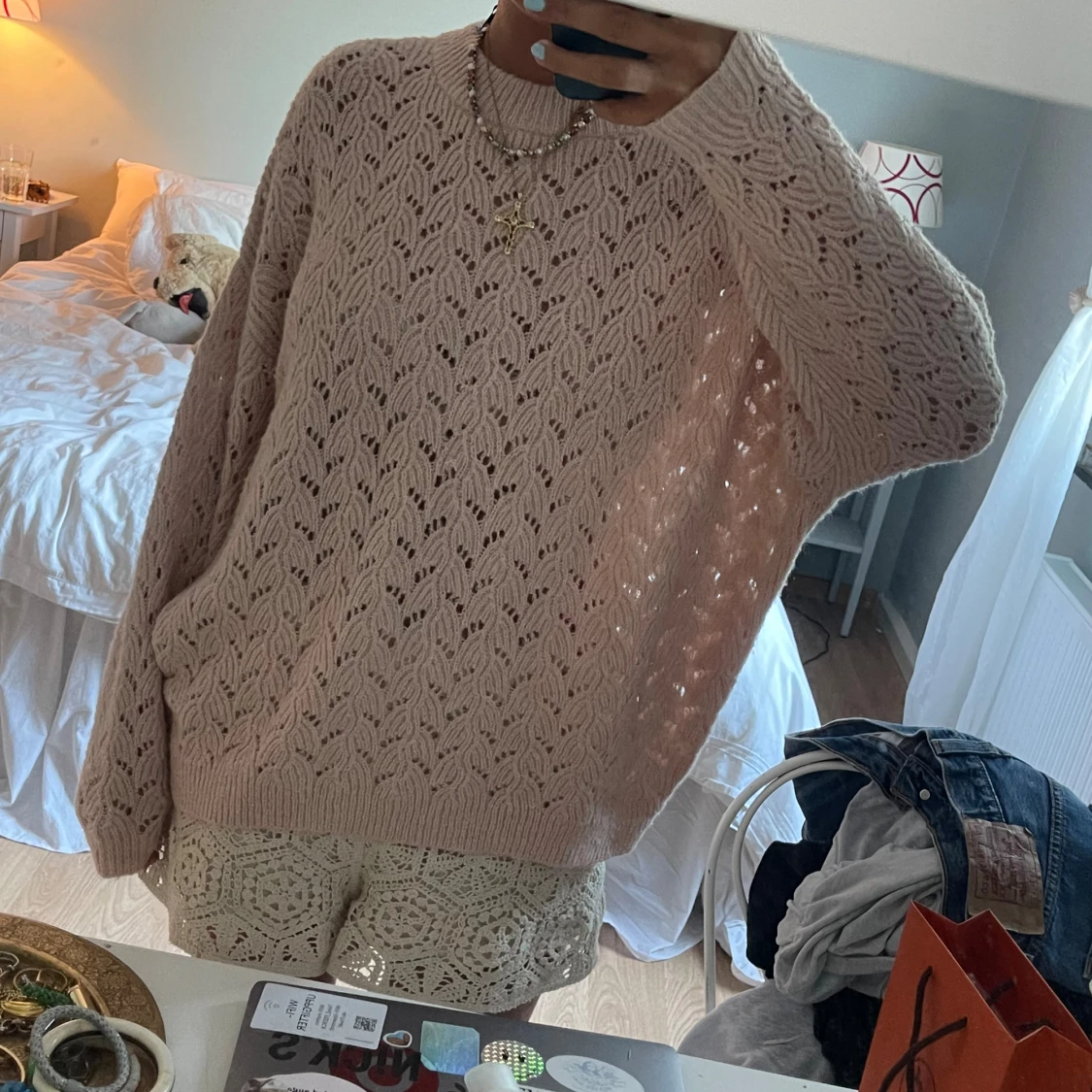 Stickad tröja
