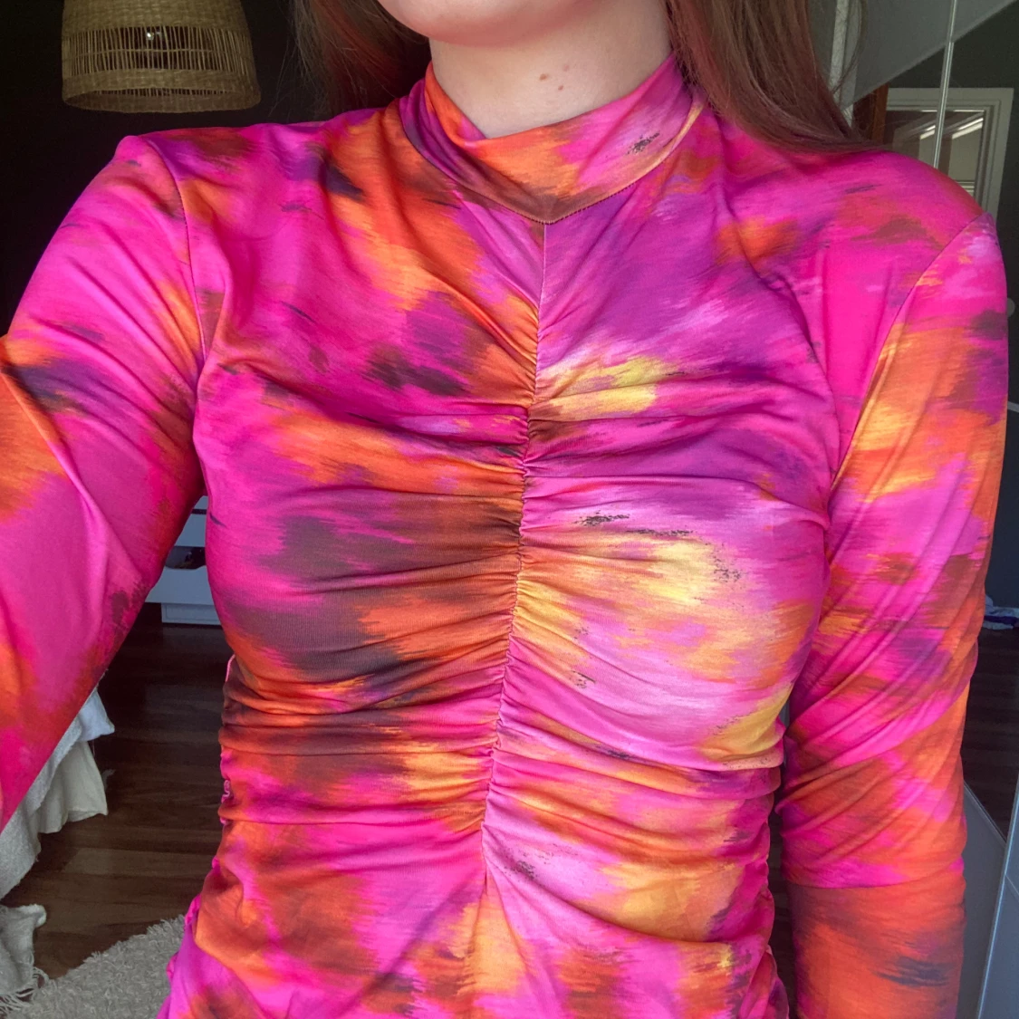 Mönstrad klänning - 90