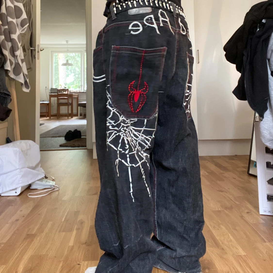 Red ape jeans