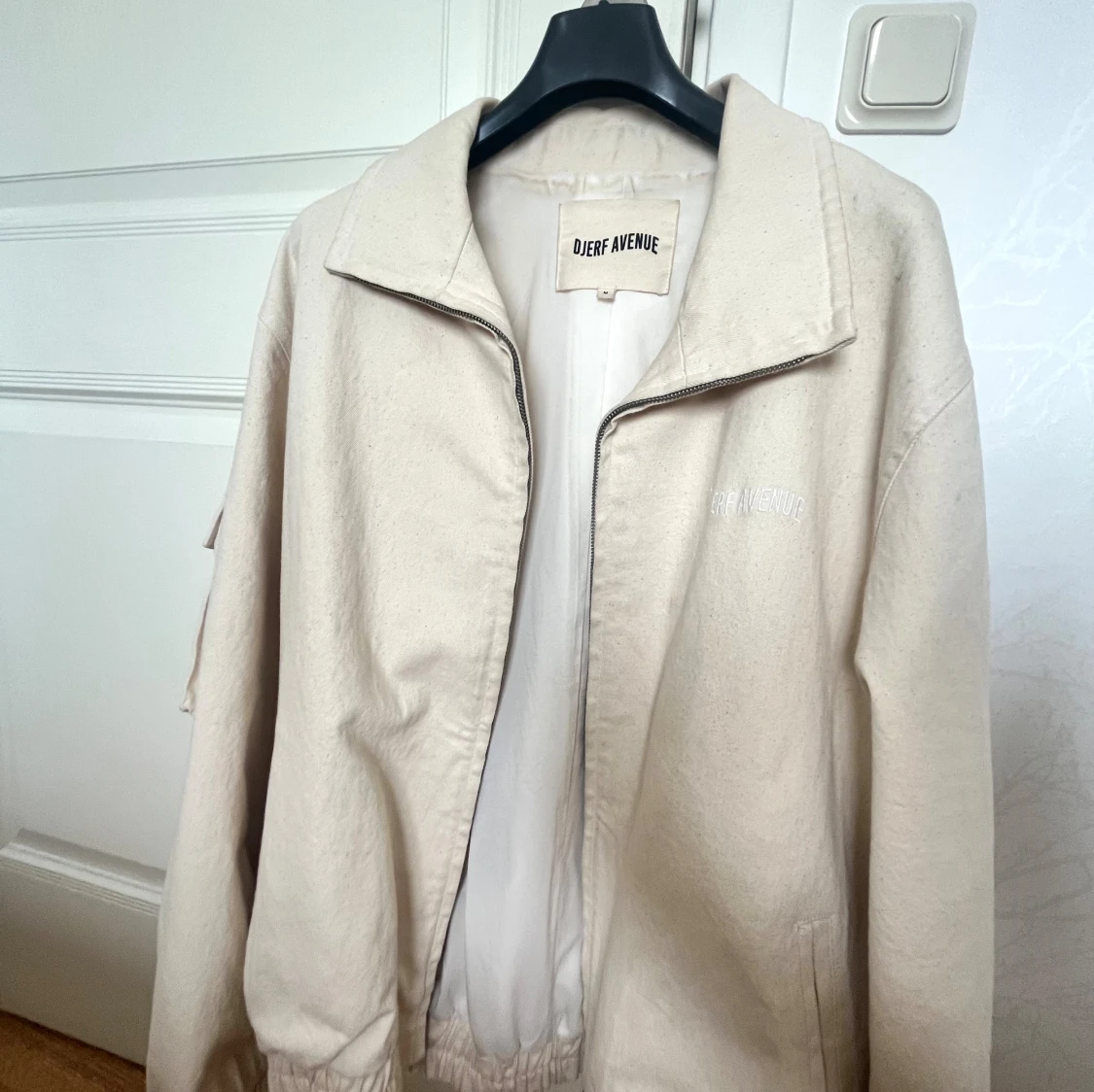 Beige jeansjacka  - 90