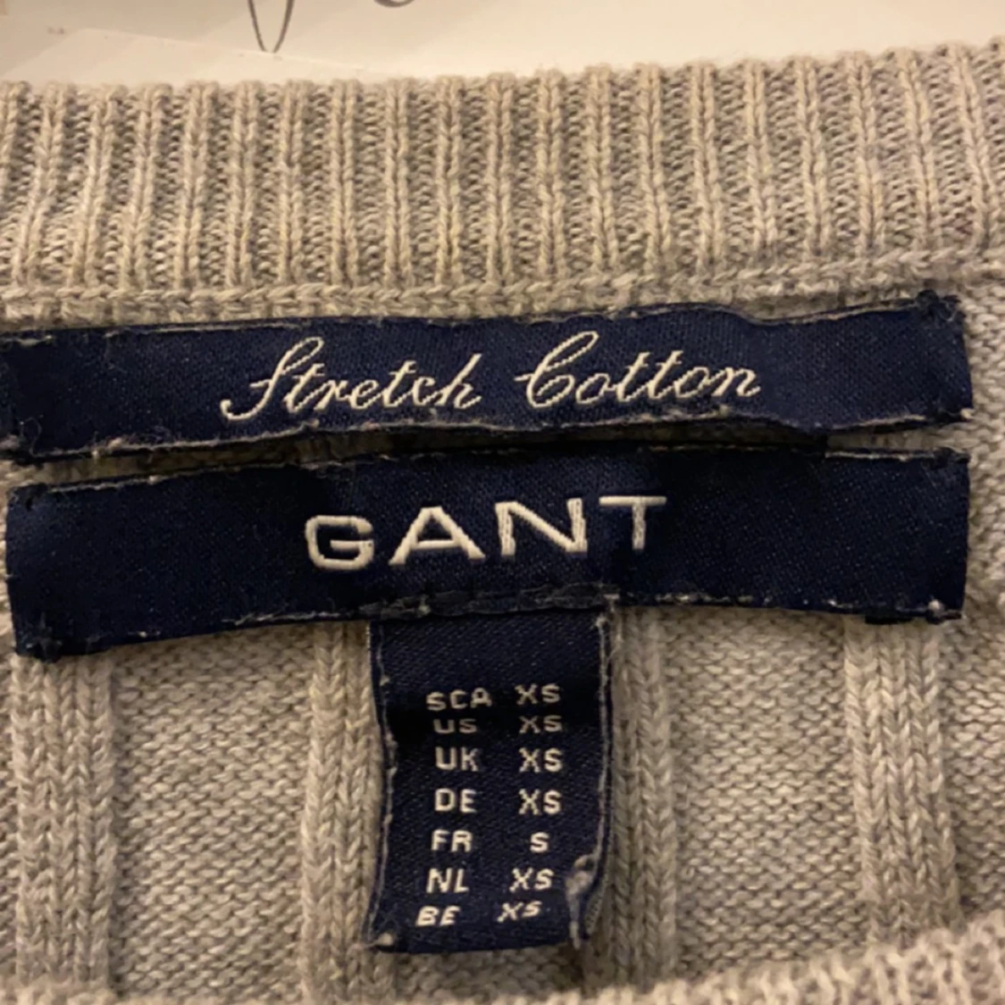 Gant tröja- kabelstickad grå - 91