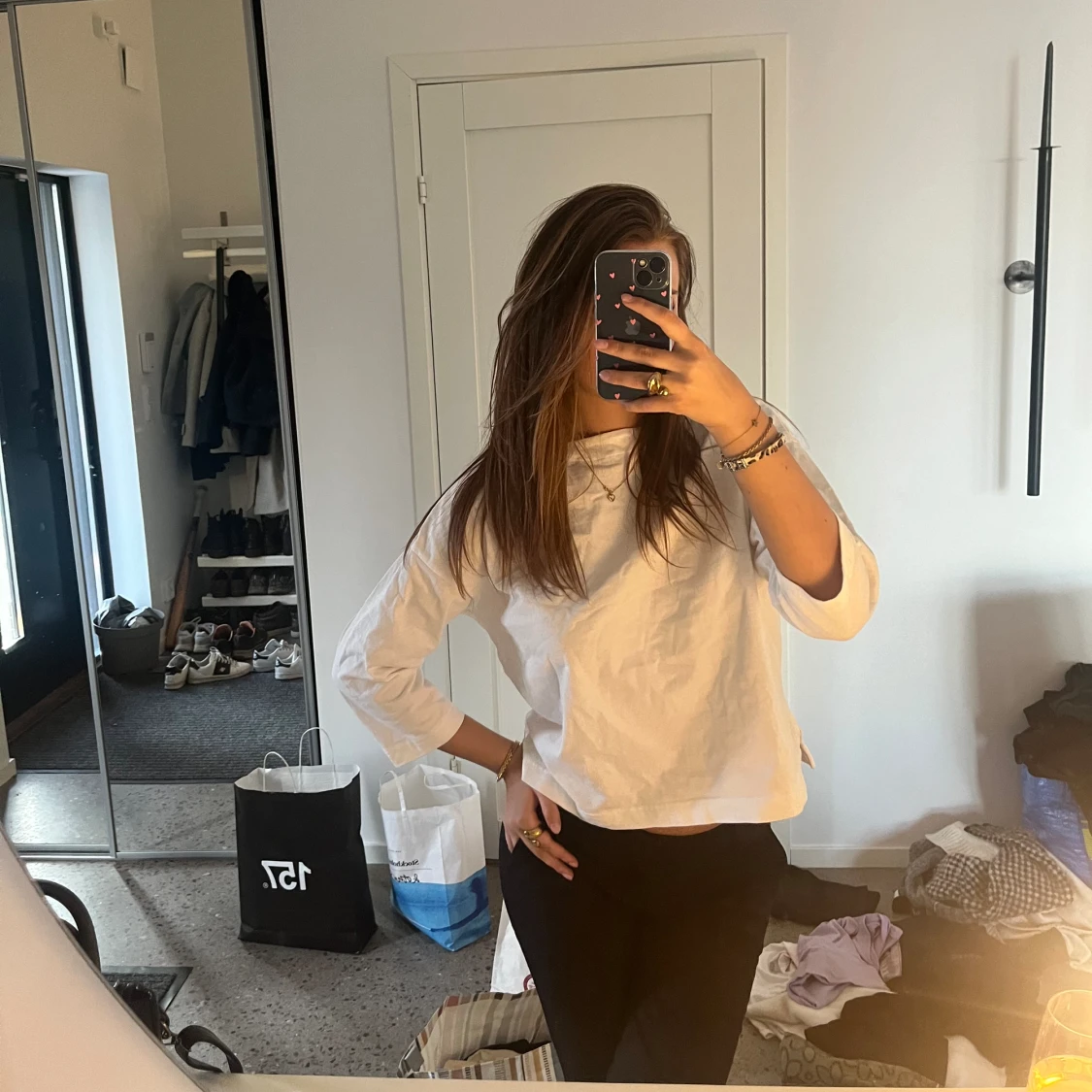 Tröja med trekvartsärm