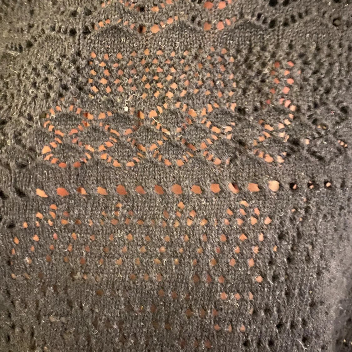 Söt stickad volang tröja - 90