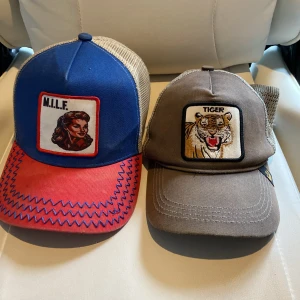 kepsar - två välanvända kepsar som ja säljer för billigt pris 100 st o 175 för båda