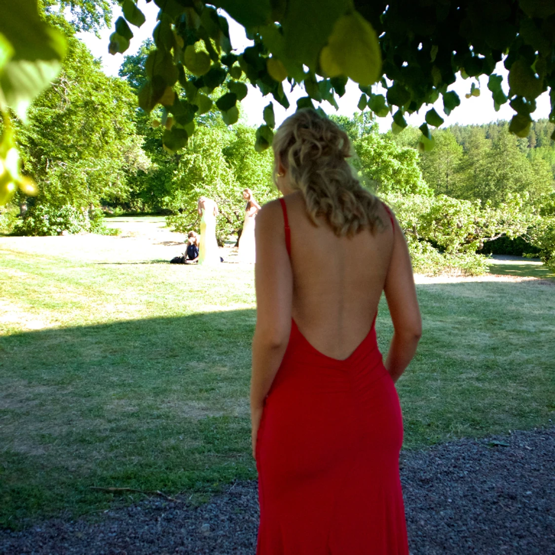 Röd Balklänning / Maxiklänning 