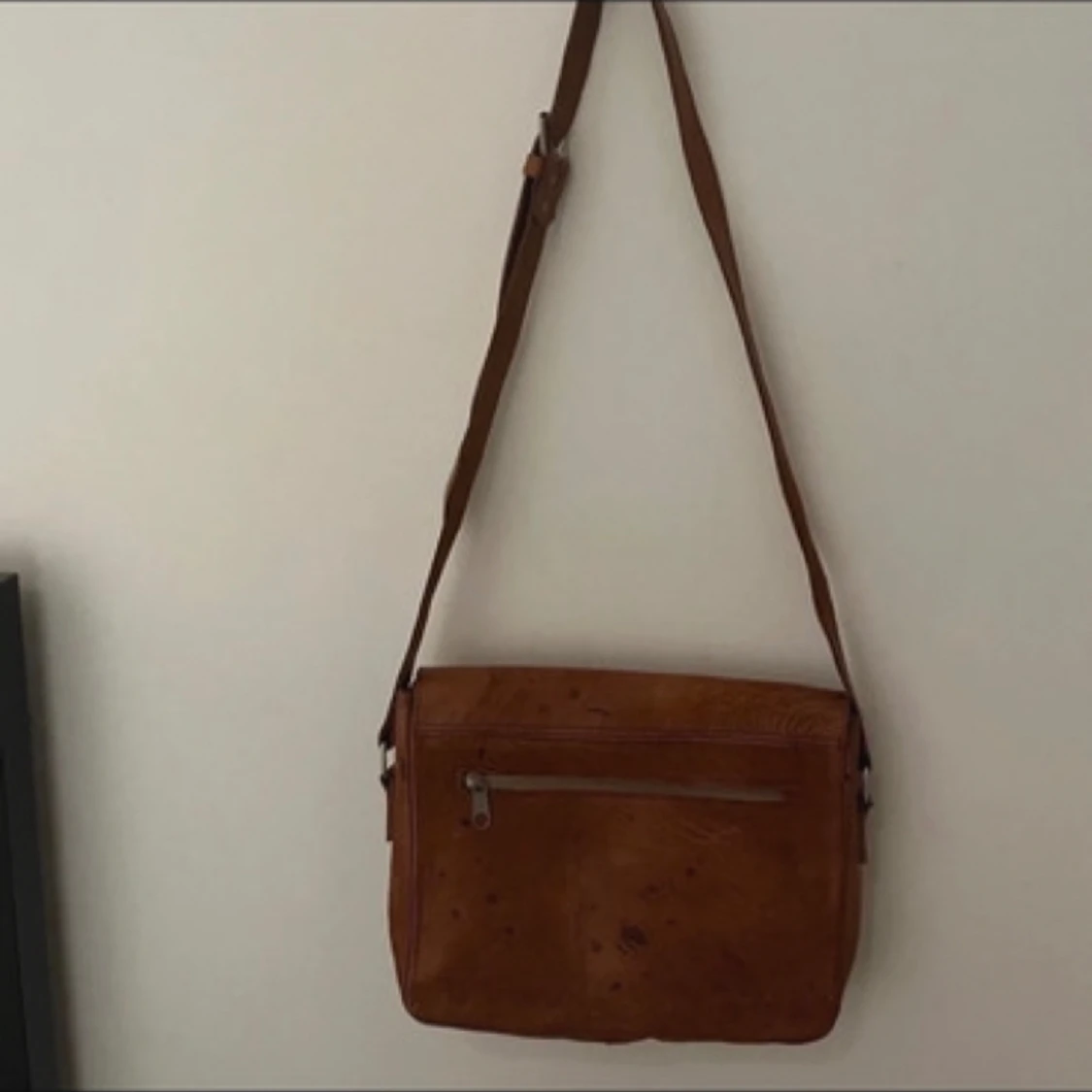 Brun läder väska - 90