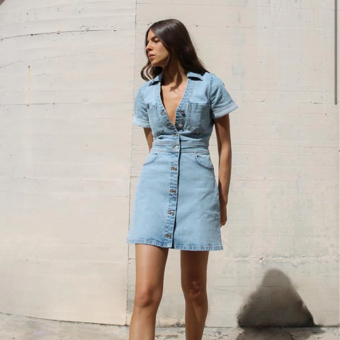 Jeansklänning  - 90