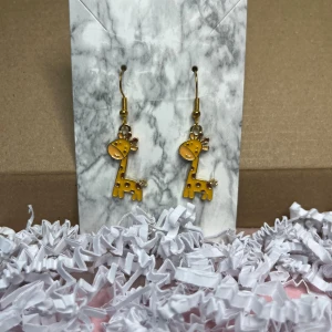  Giraff Örhängen  - Giraff örhängen, nickelfria.