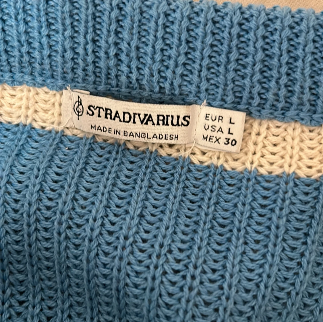 Randig stickad!💙 - 91