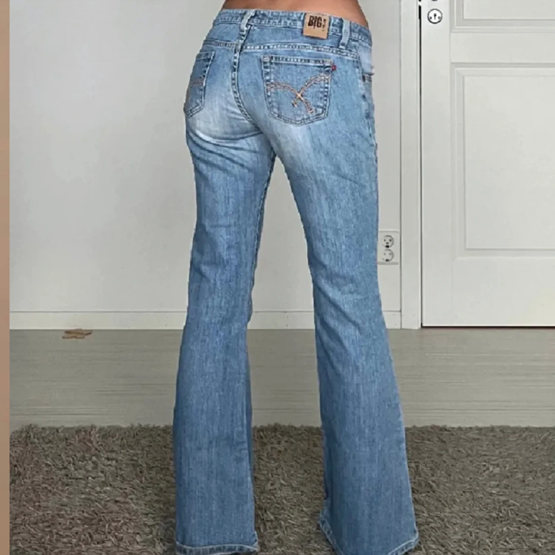 Jeans lågmidjade  - 90