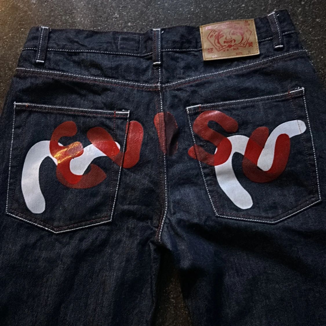 Evisu raw denim jeans - 90