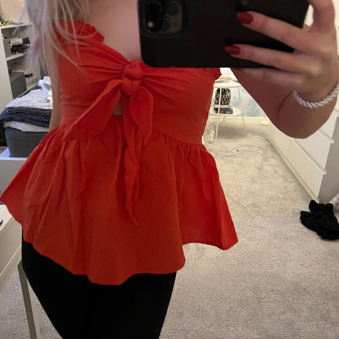 Röd söt topp  - 90