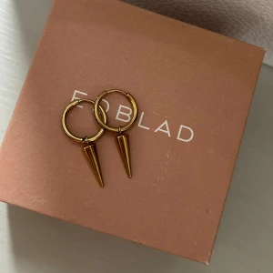 Edblad örhängen - Säljer mina Fina Edblad örhängen i guld, köpte den ungefär för ett år sedan, inte använda mycket, tvättar dem innan jag skickar iväg dem, priset går att diskutera💕